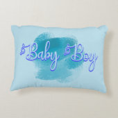 Baby Boy Kinderzimmer Kissen (Rückseite)