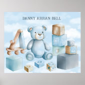 Baby Boy Kinderzimmer Poster (Vorne)