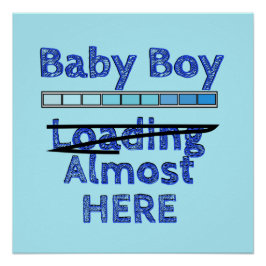 Baby Boy Ladung - Neunter Monat Poster