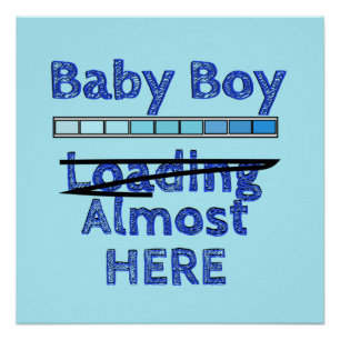Baby Boy Ladung - Neunter Monat Poster