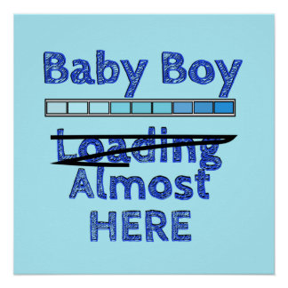 Baby Boy Ladung - Neunter Monat Poster