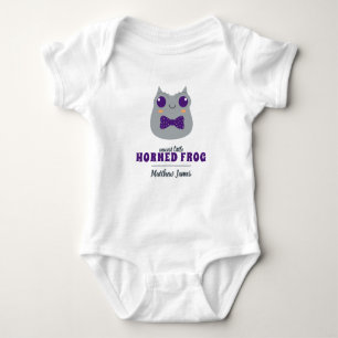 Baby Boy Lila Horned Frog Bodysuit Strampler