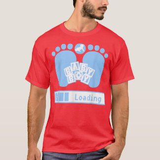Baby Boy Loading, Geek Pregnancy, Gender Reveal T-Shirt