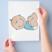 Baby Boy Lying Flyer (Hand)