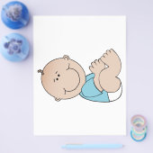 Baby Boy Lying Flyer (Einzeln)
