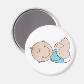 Baby Boy Magnet (Vorderseite/Rückseite)
