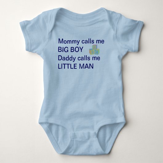 Baby Boy Man Shirt (Vorderseite)