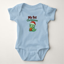 Baby Boy Mein erstes Weihnachten Dino