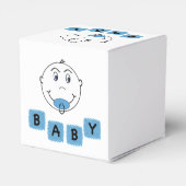 Baby Boy Mischief Face Geschenkschachtel (Rückseite)