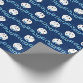Baby Boy mit Binky Geschenkpapier (Ecke)
