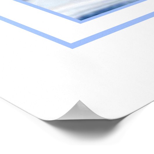 Baby Boy mit Mustache Little Shaver Custom Foto Poster (Ecke)