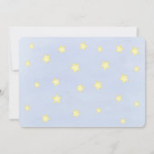 Baby Boy Multi Foto Template Blue Stars (Rückseite)