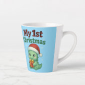 Baby Boy My 1st Christmas Dino Milchtasse (Rechts)