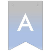 Baby Boy Nagpal Ombre Blue und Silver Banner (Zweite Fahne)