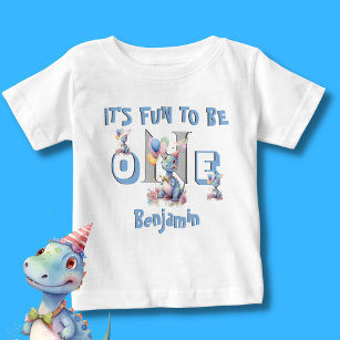 Baby Boy Name Eine Niedliche Dinosaurier Baby T-shirt