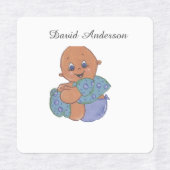 Baby boy - Name Labels Etiketten (Design 2)