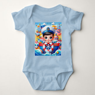 Baby Boy Nautical Adventure Baby Dusche Baby Strampler