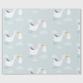 Baby Boy Neuborn Shower Sralk Bundle of Joy Geschenkpapier (Flach)