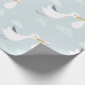 Baby Boy Neuborn Shower Sralk Bundle of Joy Geschenkpapier (Ecke)