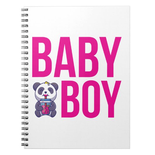 Baby Boy Notizblock (Vorderseite)