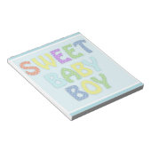 Baby Boy Notizblock (angewinkelt)