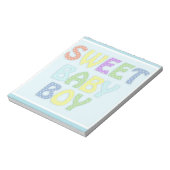 Baby Boy Notizblock (Rotiert)