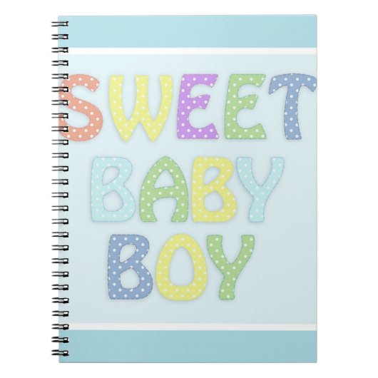 Baby Boy Notizblock (Vorderseite)