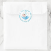 Baby Boy Oh Baby Dusche umberella Sticker (Tasche)