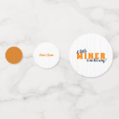 Baby Boy Orange Donkey Baby Dusche Konfetti (Vorderseiten)