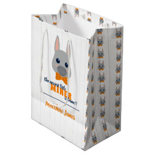 Baby Boy Orange Donkey Mittlere Geschenktüte