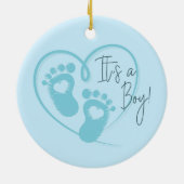 Baby Boy Ornament (Hinten)
