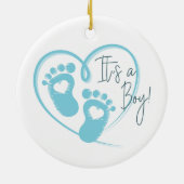 Baby Boy Ornament (Hinten)
