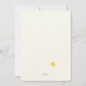 Baby Boy Over the Moon Baby Shower Einladung (Rückseite)