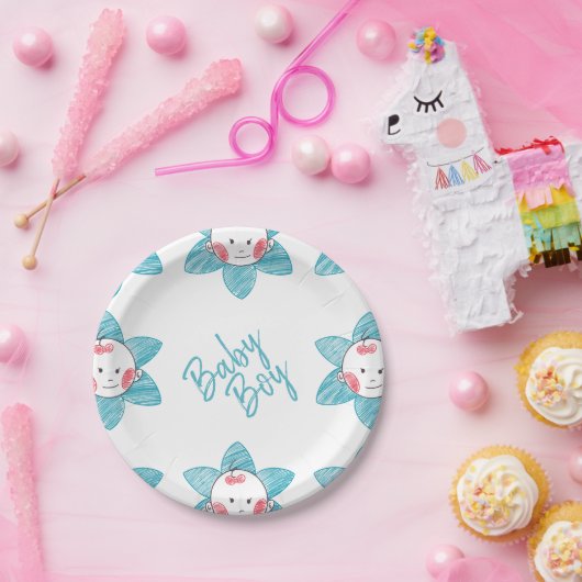 Baby Boy Pappteller (Party)