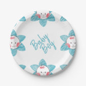 Baby Boy Pappteller (Vorderseite)