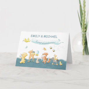 Baby Boy Parade Tiere von Group Personalize Karte
