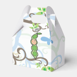 Baby Boy Pee in einer Pod Whimsical Garden Geschen Geschenkschachtel