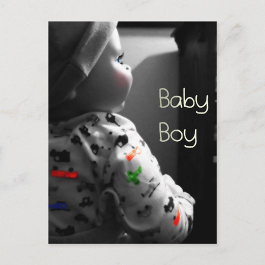 BABY BOY POSTKARTE (Vorderseite)