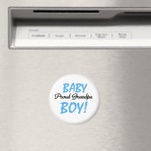 Baby Boy Proud Grandpa Magnet (In Situ (Geschirrspüler))