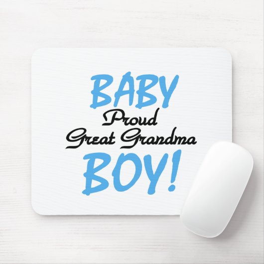 Baby Boy Proud Great Oma Mousepad (Mit Mouse)