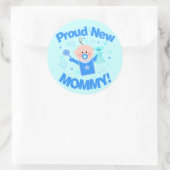 Baby Boy Proud Mama Aufkleber (Tasche)