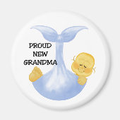 Baby Boy Proud Oma Magnet (Vorne)