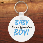 Baby Boy Proud Oma Schlüsselanhänger (Vorderseite)