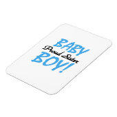 Baby Boy Proud Schwester Geschenke Magnet (Linke Seite)