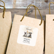 Baby Boy Puppy Dog Schwänze Kinderdusche Vielen Da