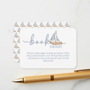 Baby Boy Sail Shower Buch für Baby Karte