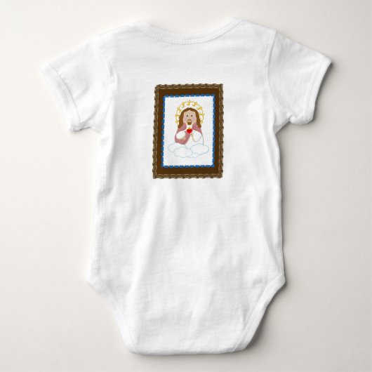 Baby Boy Scapular Strampler (Rückseite)