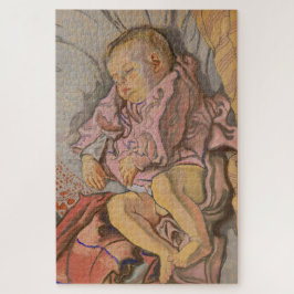 Baby Boy Schlafen auf einem Kissen Puzzle