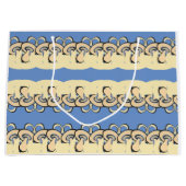 Baby Boy Schnuller Abstrakt Große Geschenktüte (Vorderseite)