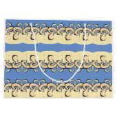 Baby Boy Schnuller Abstrakt Große Geschenktüte (Rückseite)